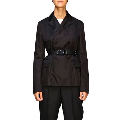 prada jackets women|Prada women's double breasted jackets.